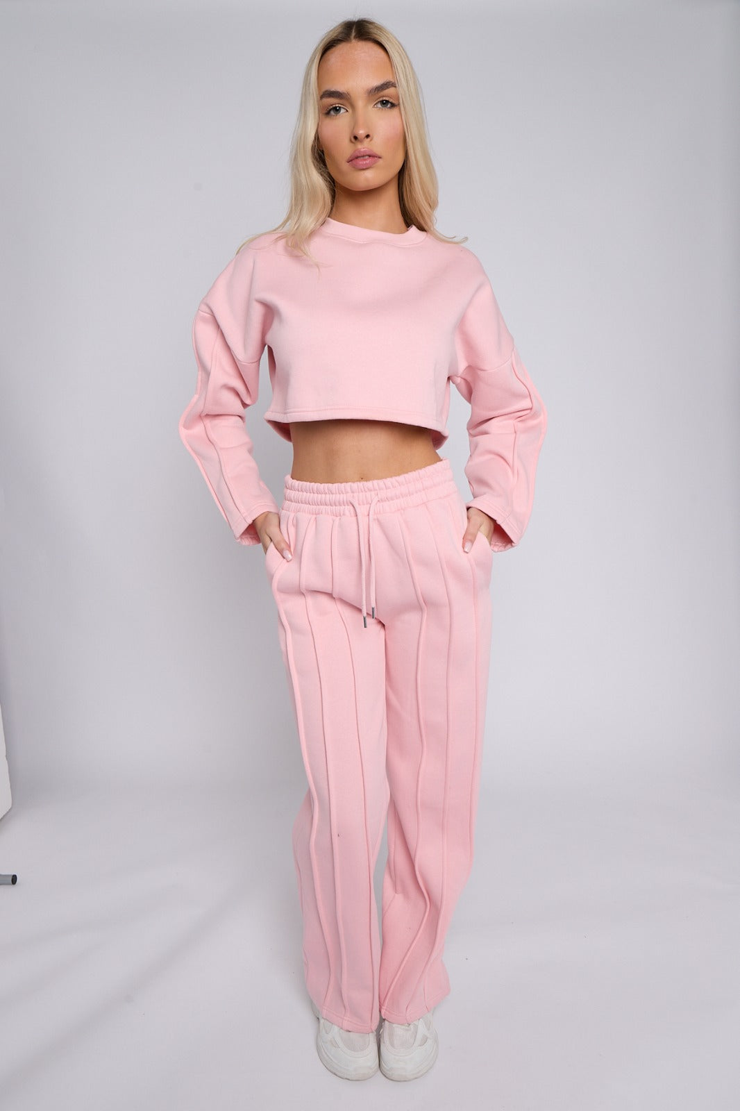 Crop Jumper and Jogger Set