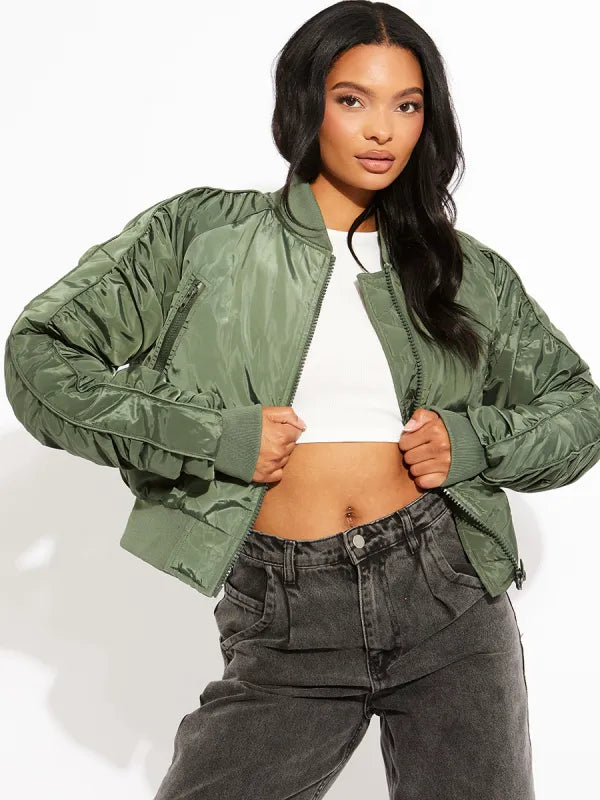 Bomber Jacket Khaki