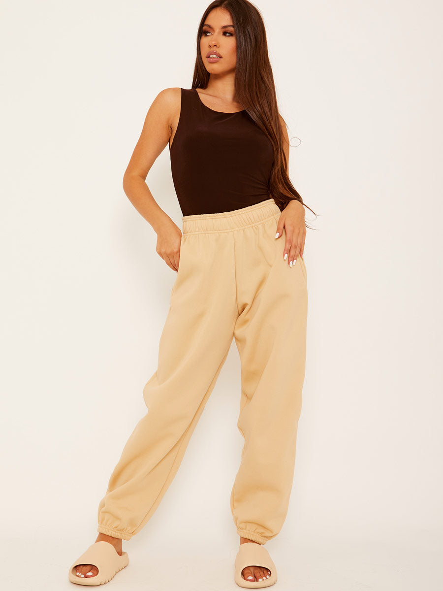Beige Joggers